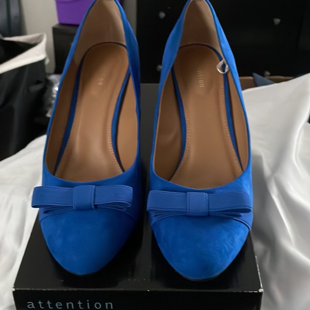 Blue suede shoes